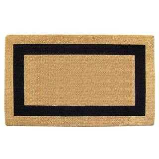 Nedia Home Single Picture Frame Black 22 in. x 36 in. HeavyDuty Coir Door Mat O2019 - The Home De... | The Home Depot