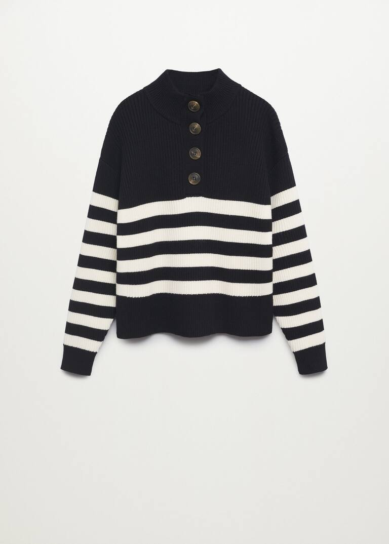 Striped knit sweater | MANGO (US)