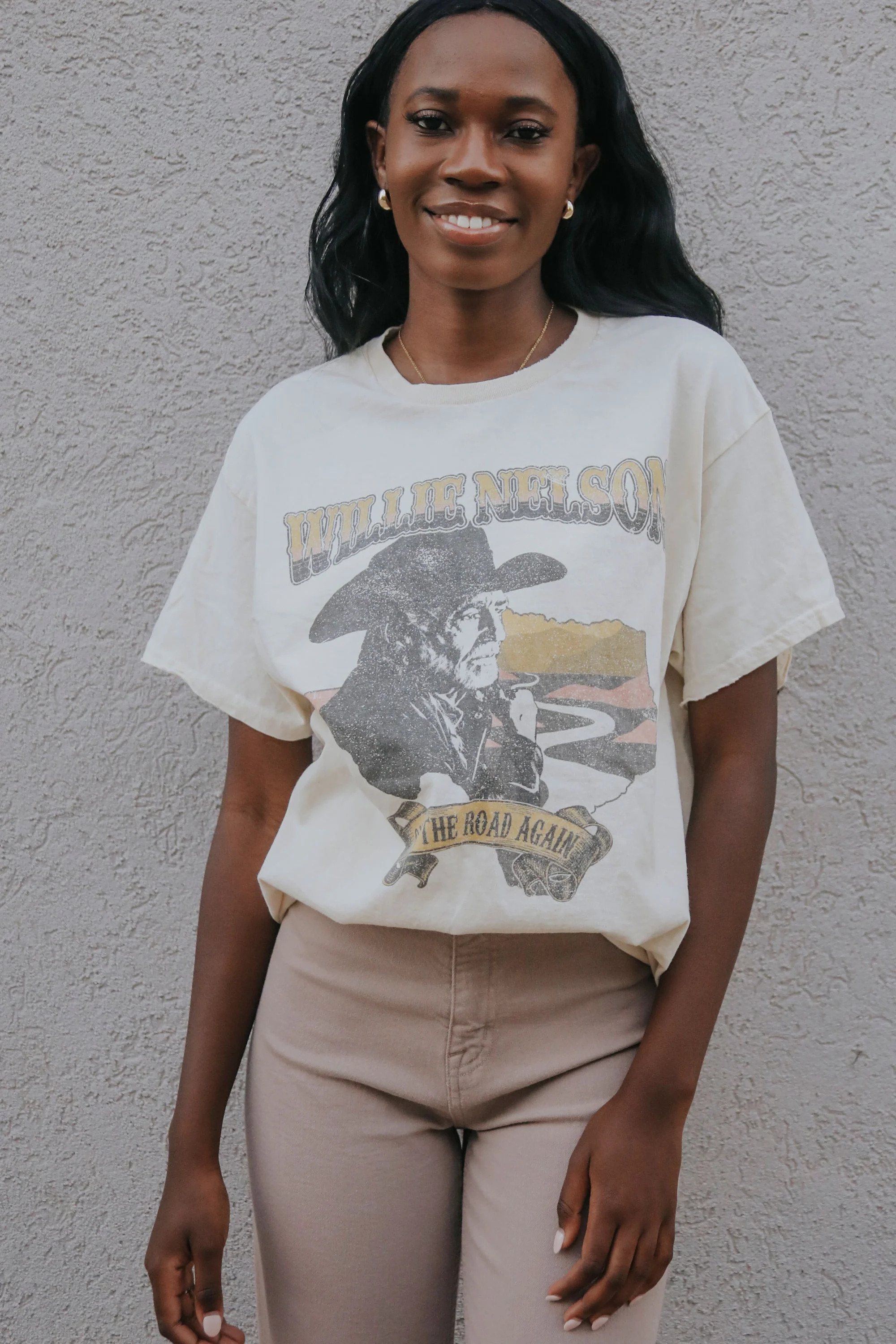 willie nelson desert texas thrift tee | RIFFRAFF