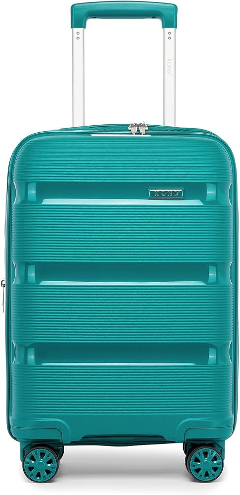 Kono Carry On Luggage 20 Inch Expandable 22x14x9 Airline Approved Hard Shell Travel Trolley 4 Spi... | Amazon (US)