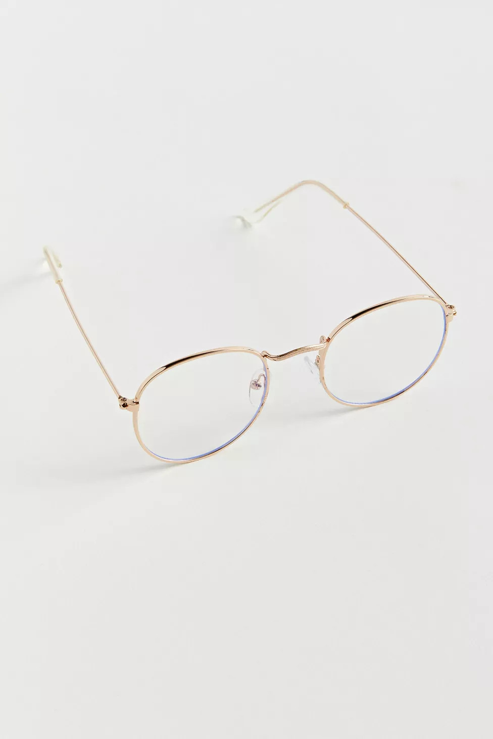 Wes Round Blue Light Glasses | Urban Outfitters (US and RoW)
