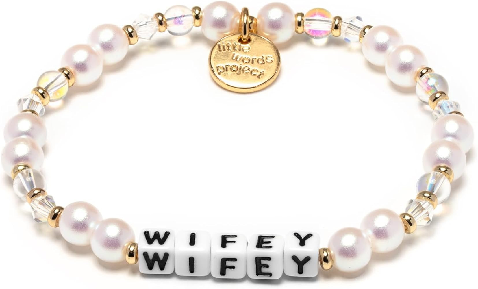 Little Words Project Bracelet, The Original Word Bracelet, Made with Colorful Beads and Plated Br... | Amazon (US)