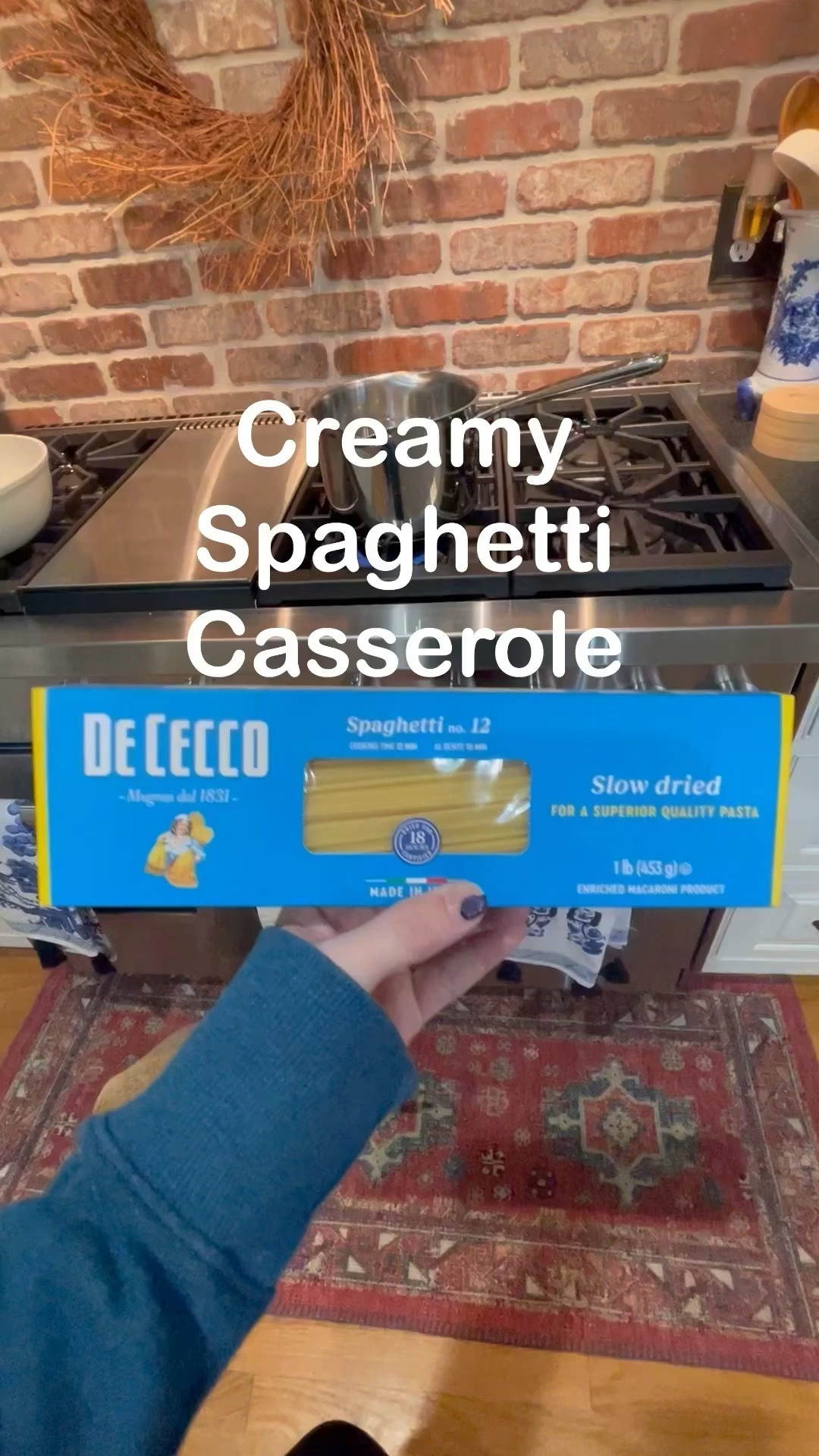 Cream spaghetti casserole

The perfect Sunday dinner!

Cook 1pk spaghetti according to directions.

Brown 2lb ground beef & 1/2c onion, S&P to taste. Stir in 2 large cans spaghetti sauce, 16oz sour cream & 1 cup mozzarella. Mix well.

Add spaghetti & mix.

Pour into greased casserole dish. Top with 1 cup mozzarella & 1/2 cup Parmesan. Cover & bake at 350° for 30 minutes.



#LTKxPrime #LTKhome #LTKVideo