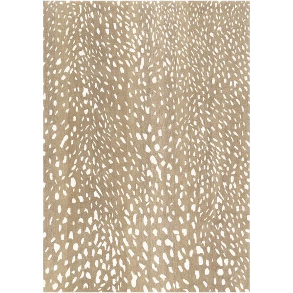 Elsberry Handmade Wool Light Brown/Tan/Cream Rug | Wayfair North America