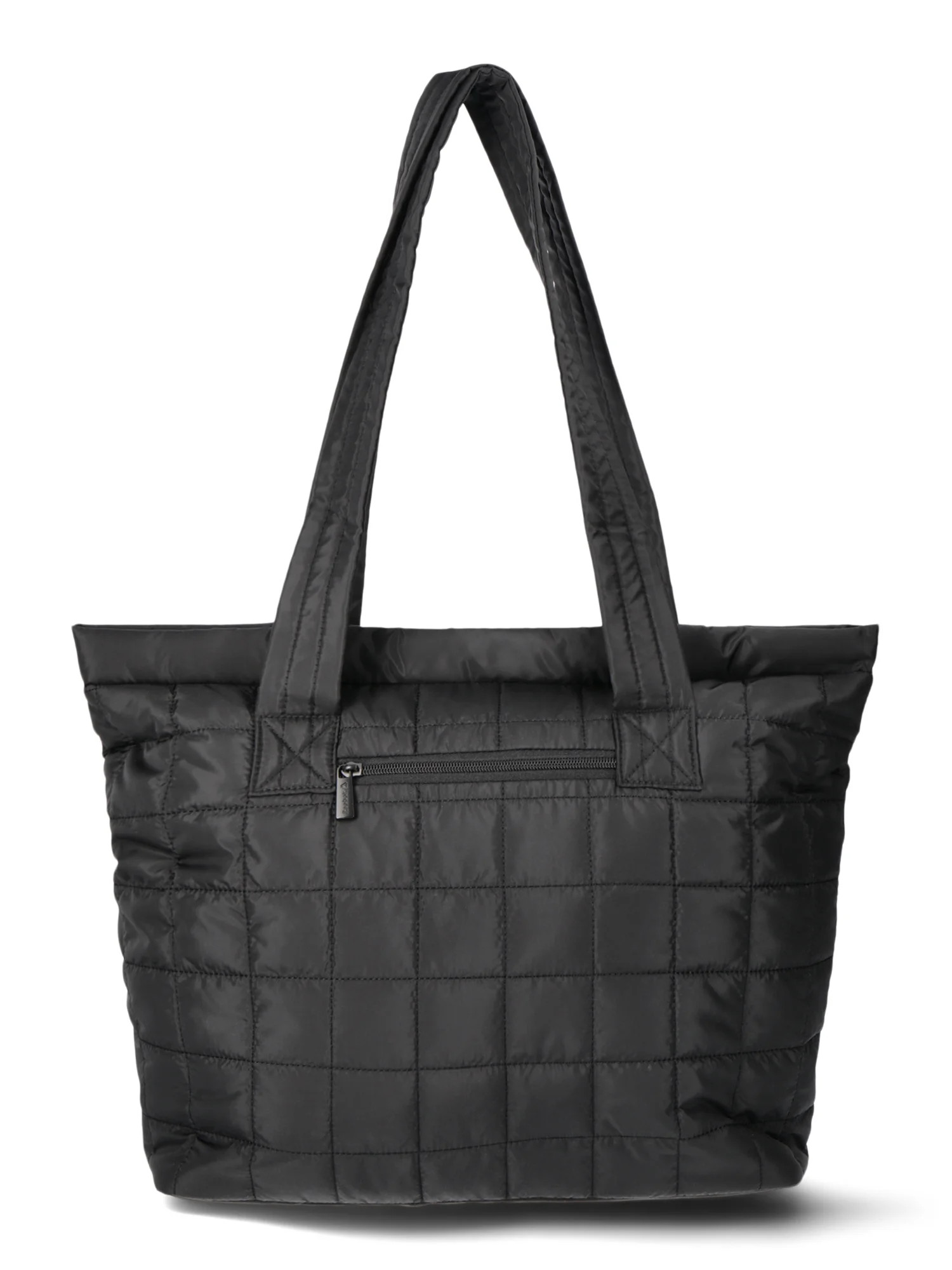 Reebok Women's Camryn Quilted Tote Handbag, Black | Walmart (US)