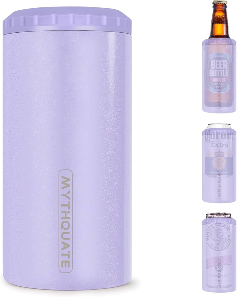 3 in 1 Slim Can Cooler for 12 OZ Skinny Can, Regular Can & Beer Bottle - Keep Cold for 6 Hours - ... | Amazon (US)