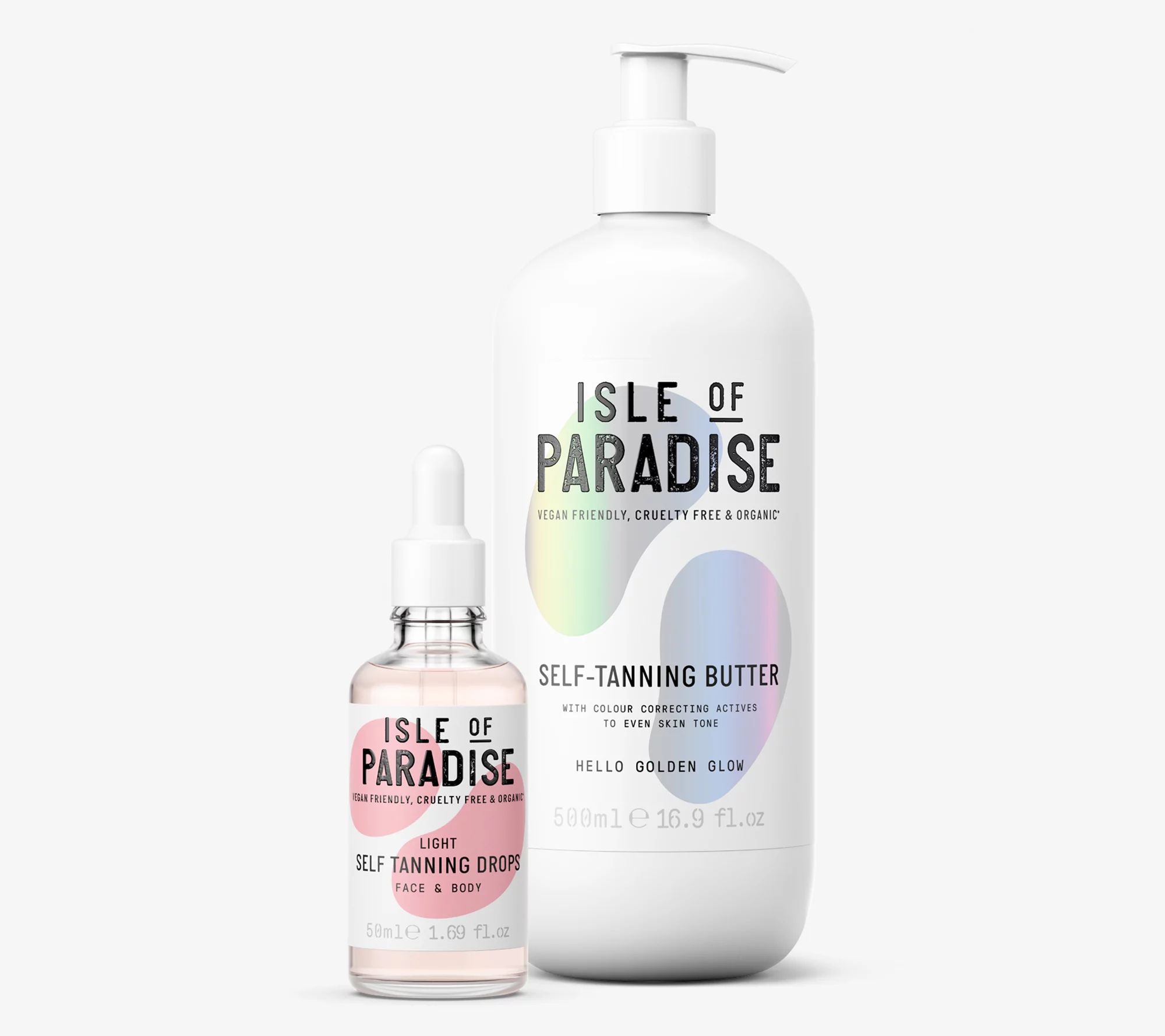Isle of Paradise Super-Size Self-Tanning Drops & Butter | QVC