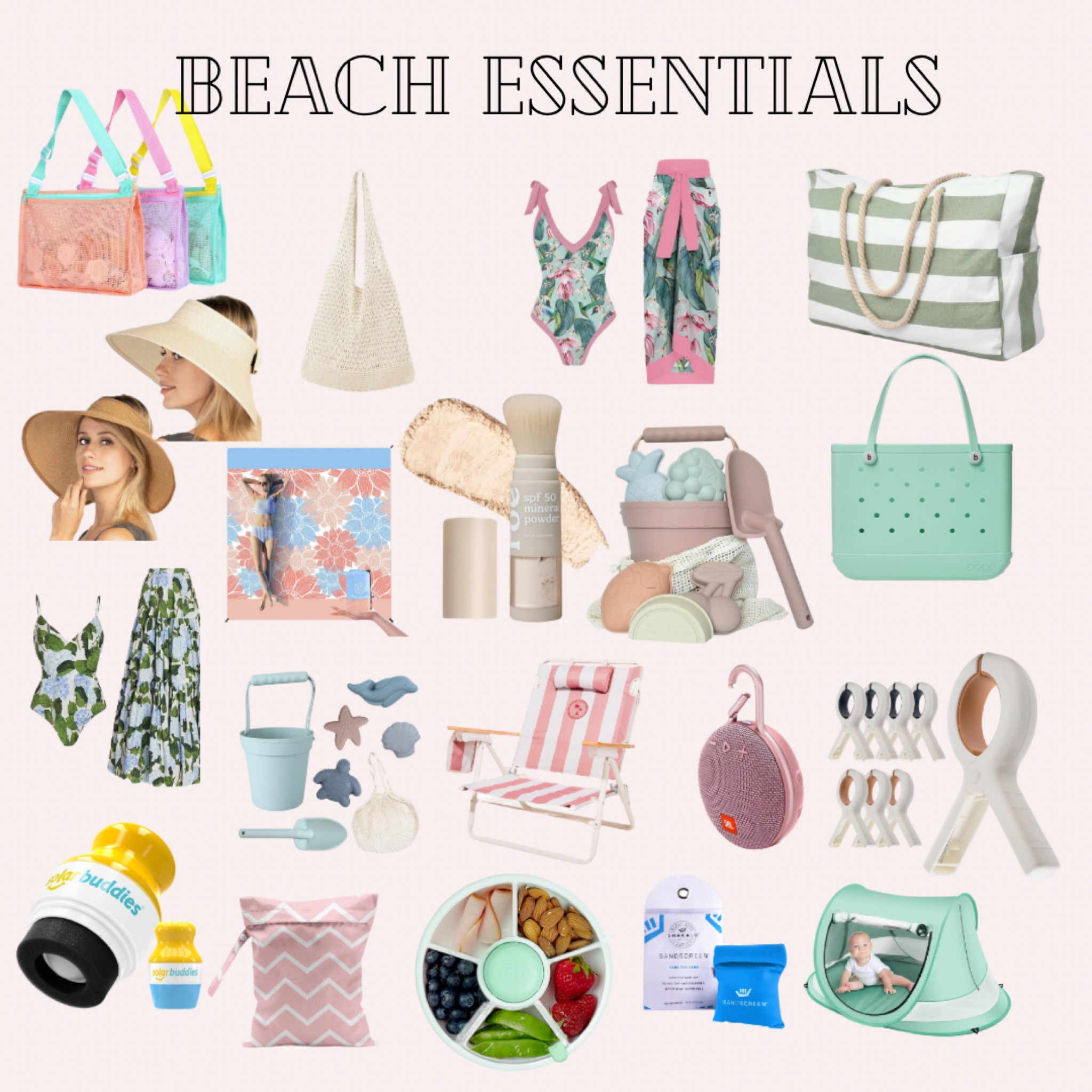 Amazon beach essentials 

#LTKTravel #LTKSeasonal #LTKFamily