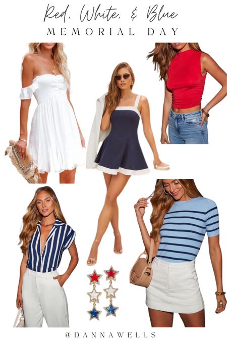 Summer style // chic style // summer trends // Memorial Day outfit // outfit inspo // summer trends // red white and blue outfits // 

#LTKSeasonal #LTKStyleTip #LTKWorkwear