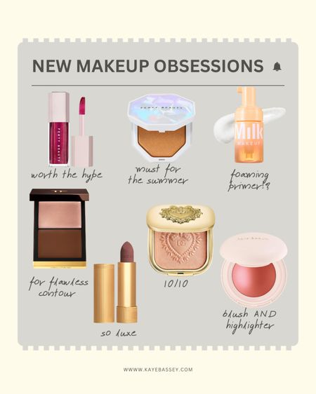 New makeup beauty products that are worth trying! Fenty beauty, rare beauty, milk makeup, Tom ford, Gucci, dolce and Gabbana makeup #beauty #makeup #new #sephora #favorites 

#LTKbeauty #LTKSeasonal #LTKGiftGuide