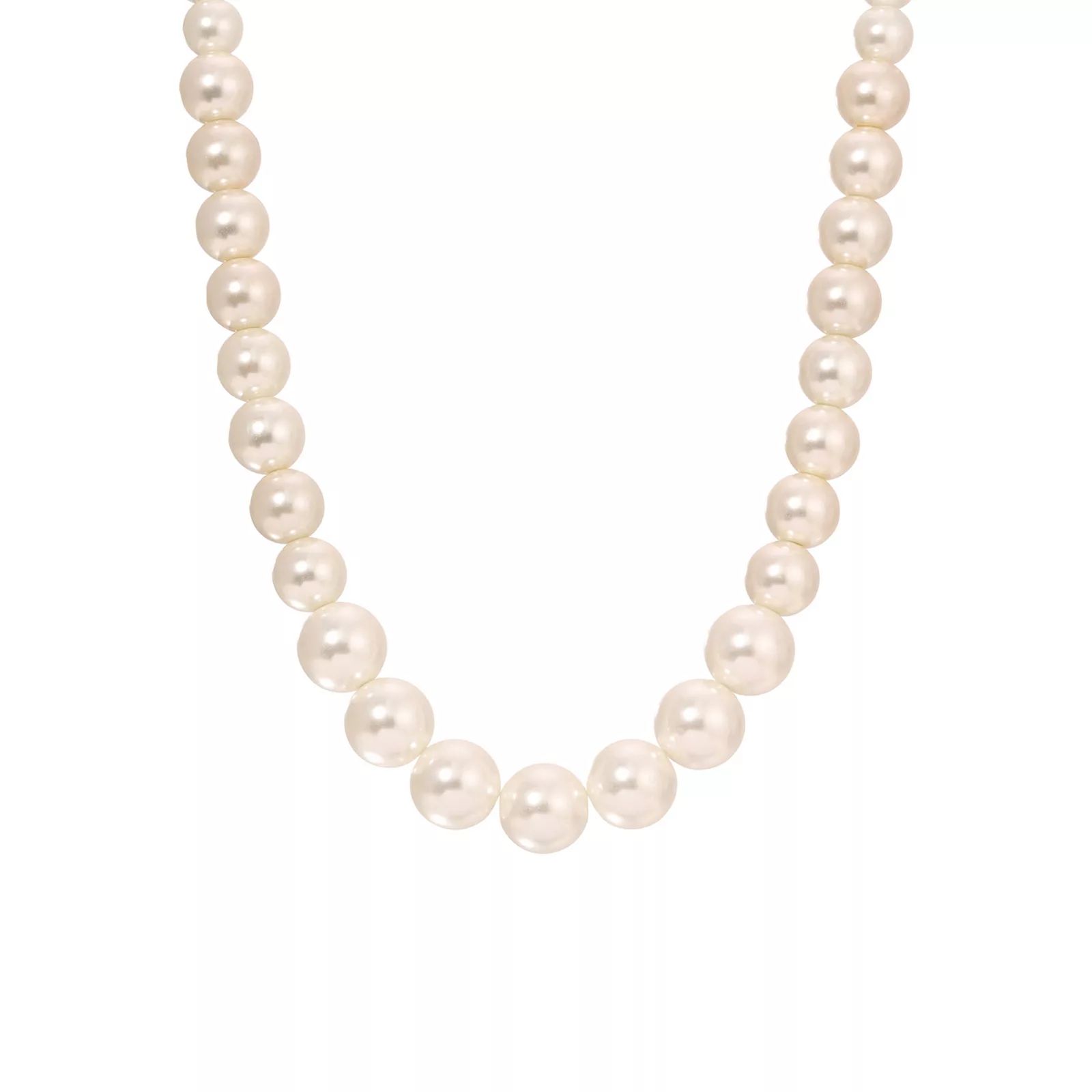 1928 Graduated Simulated Pearl Strand Necklace, Women's, White | Kohl's