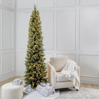 7ft. Pre-Lit Cashmere Pencil Artificial Christmas Tree, Warm White LED Lights by Ashland® | Mich... | Michaels Stores