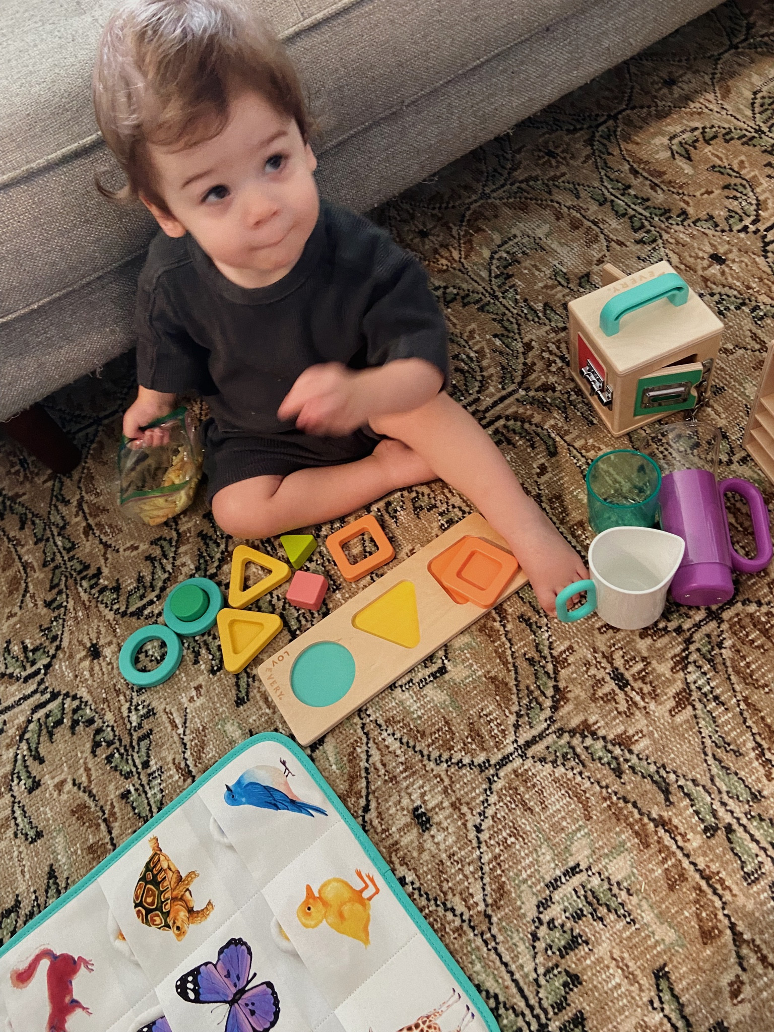 we don’t try to buy toys often but these Lovevery toys are the best ! he still plays with the toys from when he was a baby :,,) 