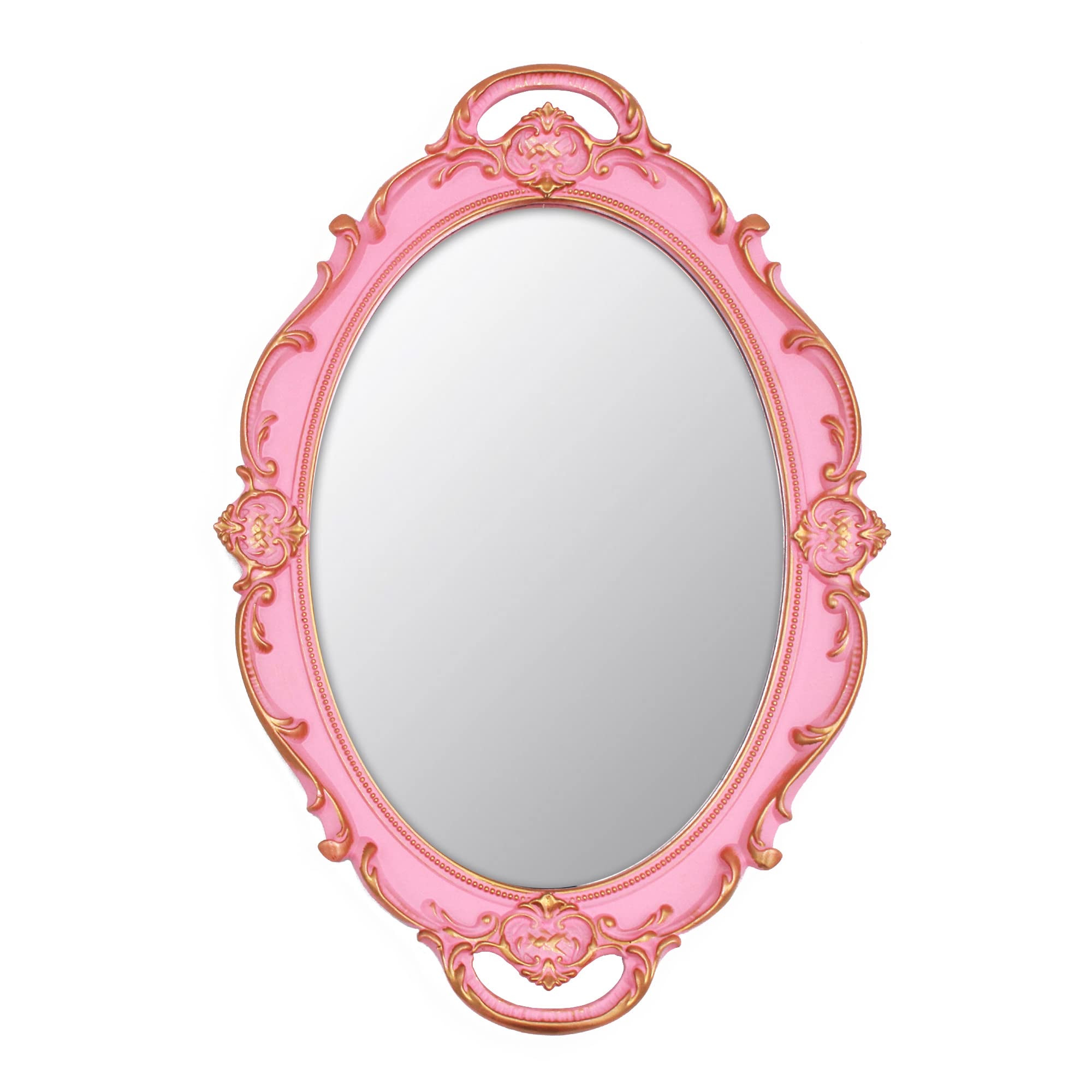 YCHMIR Vintage Small Mirror 14.5 x 10 inch Oval Pink Wall Mirror

#LTKHome #LTKmomlife #LTKWedding