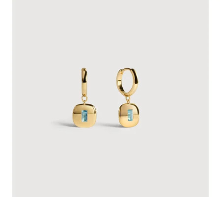 Gemdrop Small Hoop Earrings | Monica Vinader | Monica Vinader (Global)