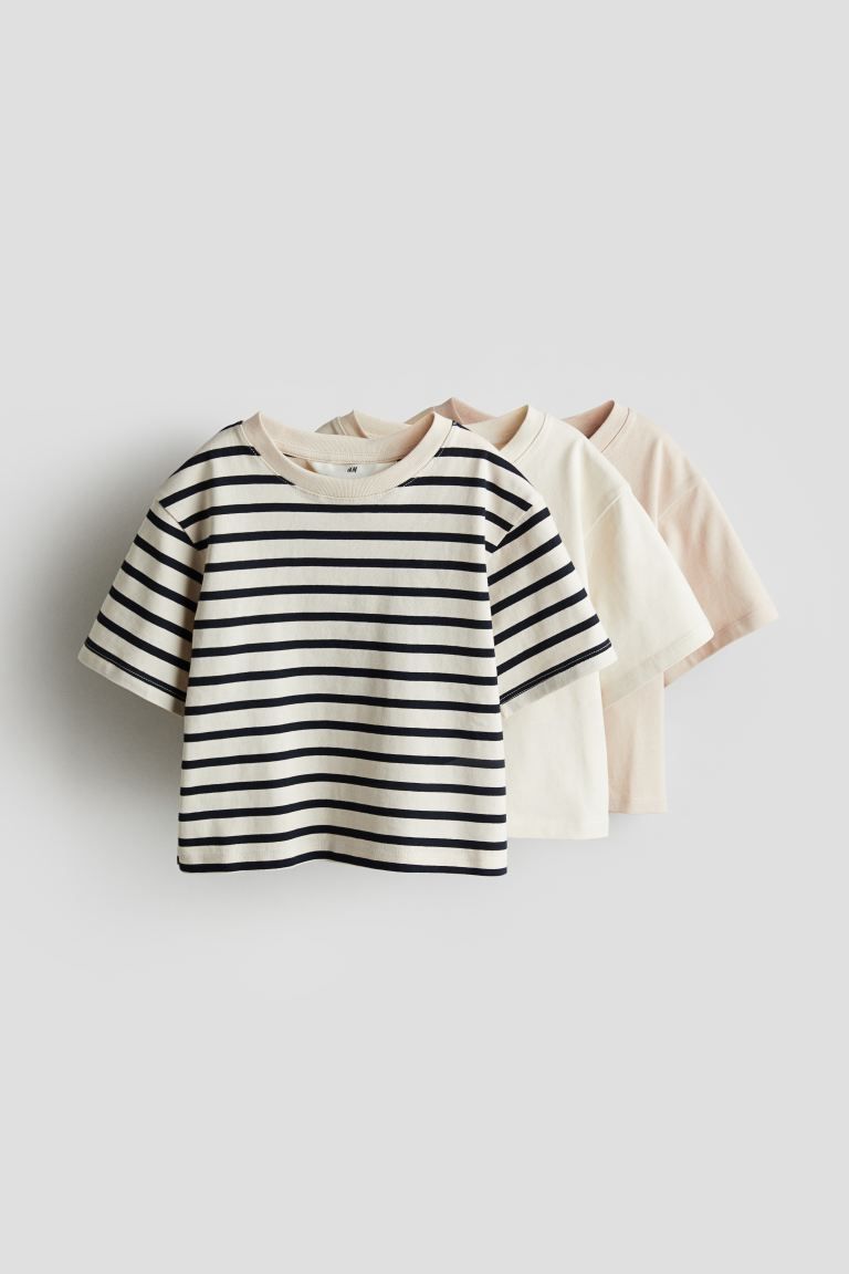 3-pack Cotton T-shirts | H&M (US + CA)
