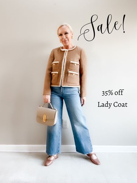 Camel lady coat is 35% off!

#LTKSeasonal #LTKover40 #LTKsalealert