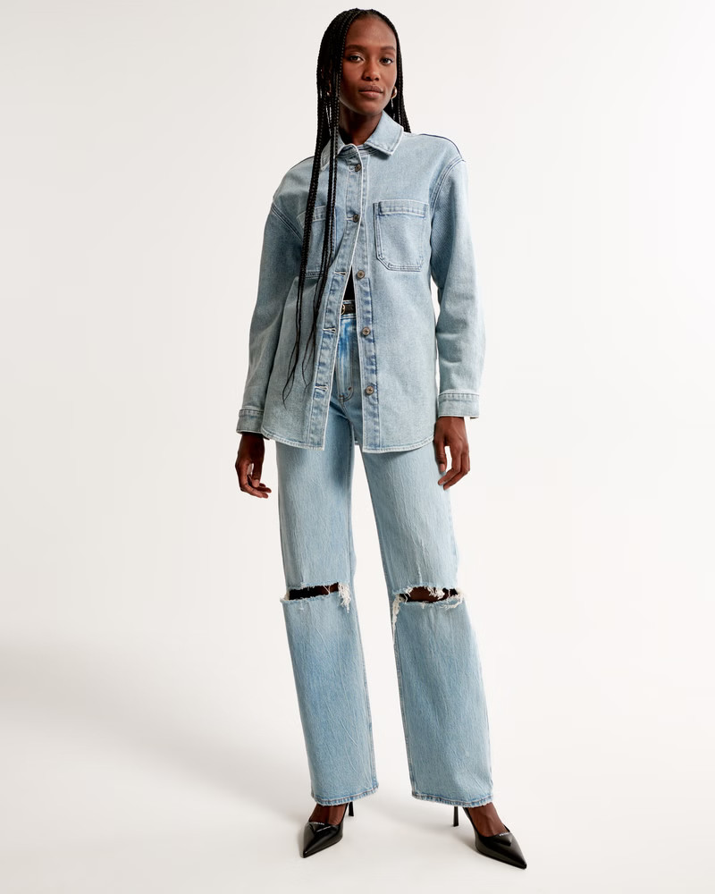 High Rise 90s Relaxed Jean | Abercrombie & Fitch (US)