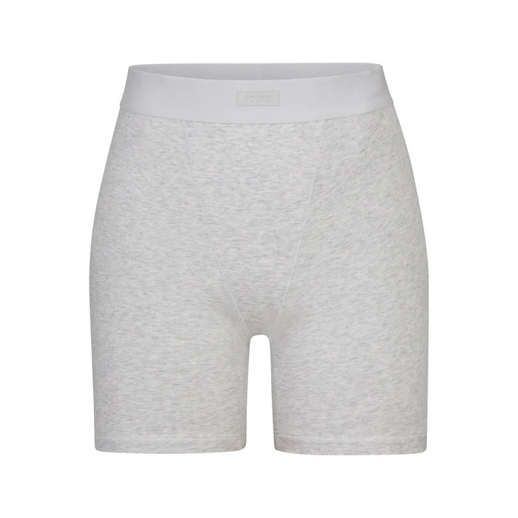 BOYFRIEND BOXER | LIGHT HEATHER GREY | SKIMS (US)
