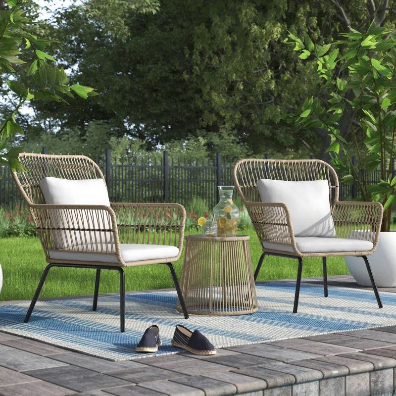 Antrione Round 2 - Person Outdoor Dining Set | Wayfair North America