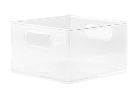 This “the home edit” clear acrylic storage bin is the larger version of my favorite design! Perfect for bathroom, pantry, or laundry storage!

#LTKunder50 #LTKbeauty #LTKhome
