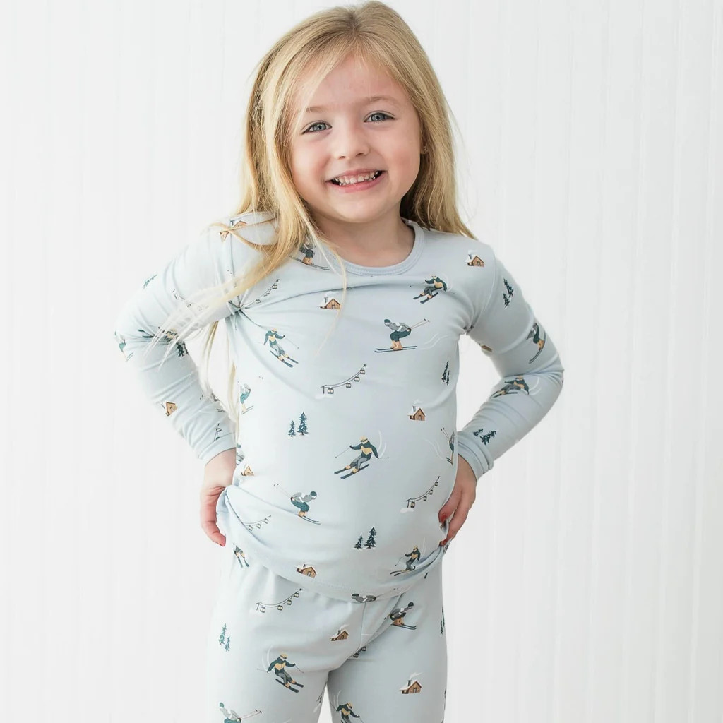 Long Sleeve Pajamas in Ski | Kyte Baby