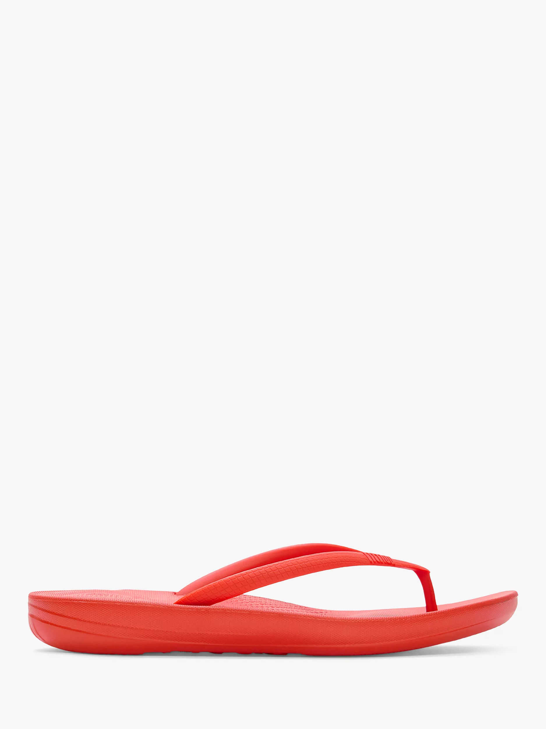 IQushion Ergonomic Flip Flops, Cherry Tomato | John Lewis (UK)