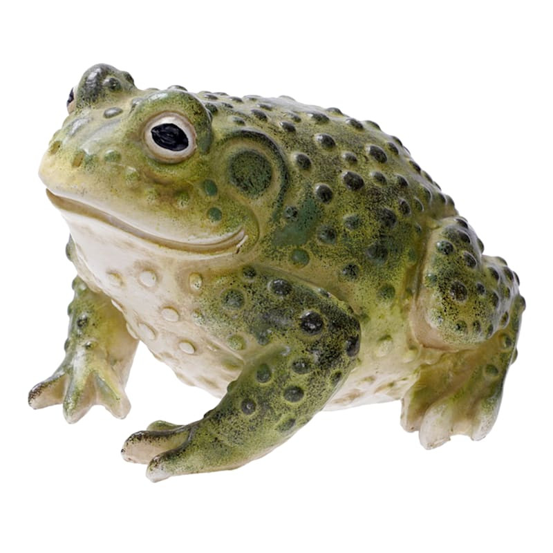 Grim Gardens Green Halloween Toad Decor, 3.5" | At Home