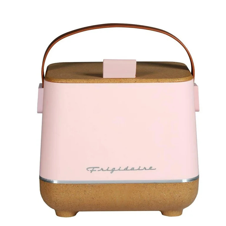 Frigidaire, Portable Insulated 6-Can Mini Personal Fridge Cooler, EFMIS310, Pink - Walmart.com | Walmart (US)