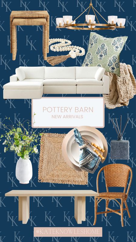Pottery Barn New Arrivals / Pottery Barn Home Decor / Home Finds / spring decor / outdoor dining / couch / throw pillow / lighting finds / patio furniture 

#LTKhome #LTKSeasonal #LTKstyletip