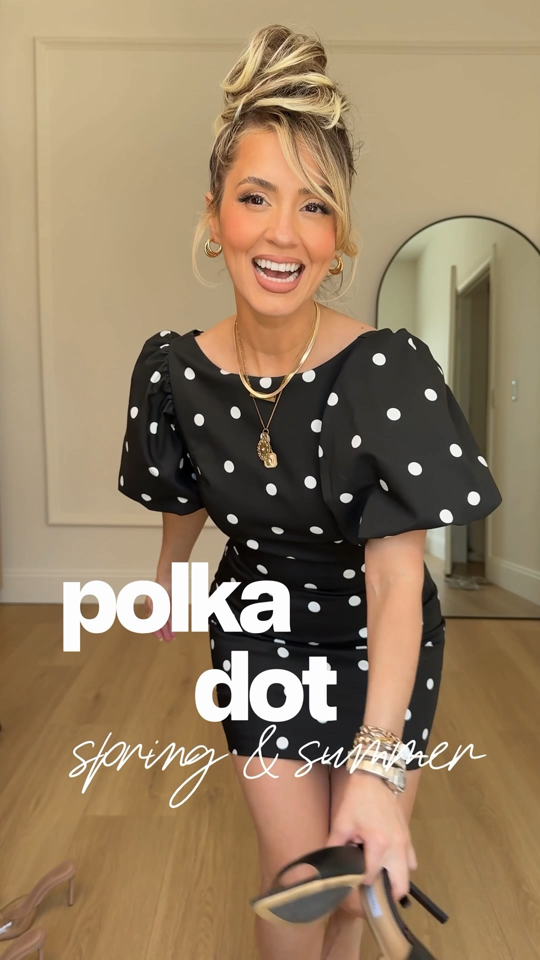 Love me some fun chic polka dot for spring & summerrrrr ✨🤤🤗 all these gorge looks are from @Express 👌🏼

Wearing XS in all dresses! 

#LTKgrwm #LTKootd #LTKPetite