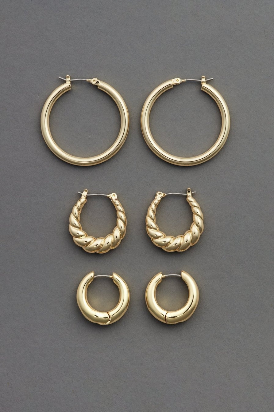 GOLD TRIO HOOP SET | Lucky Brand