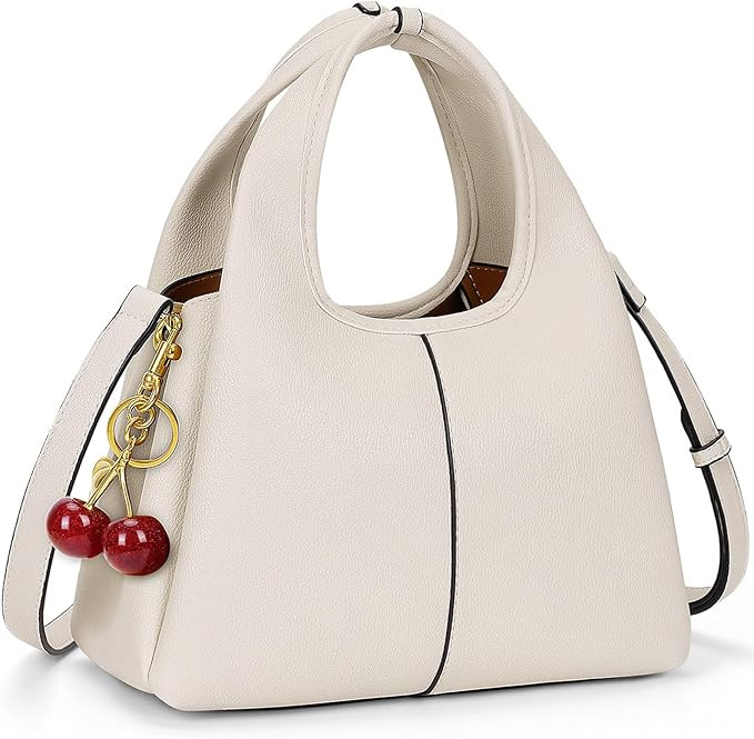 Women's Top Handle Handbag Small Satchel Bags Trendy Hobo Purse Crossbody Bag Faux Leather Should... | Amazon (US)