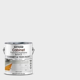 1 gal. Pure White Cabinet Paint | The Home Depot