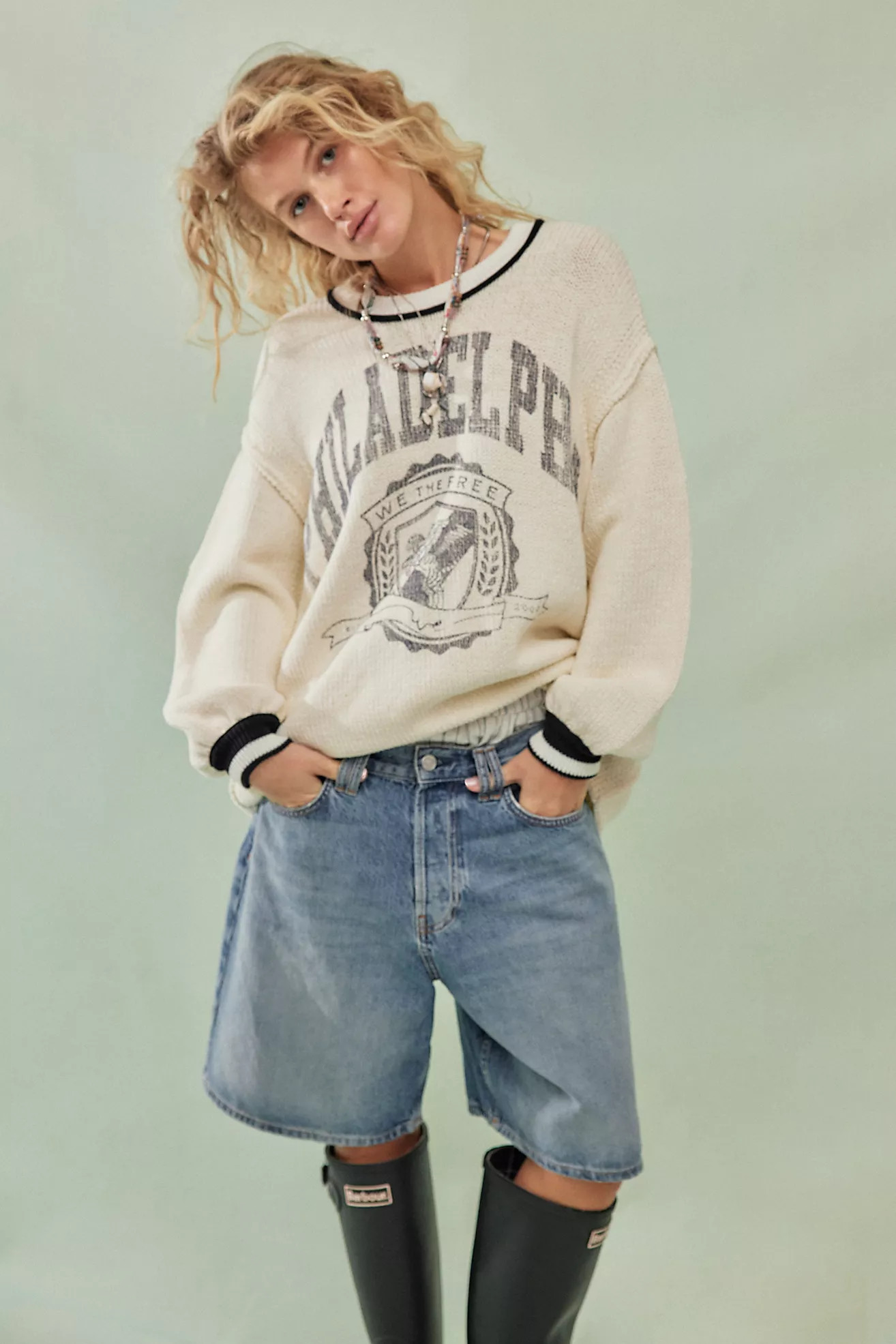 We The Free Fresh Face Graphic Sweater | Free People (Global - UK&FR Excluded)