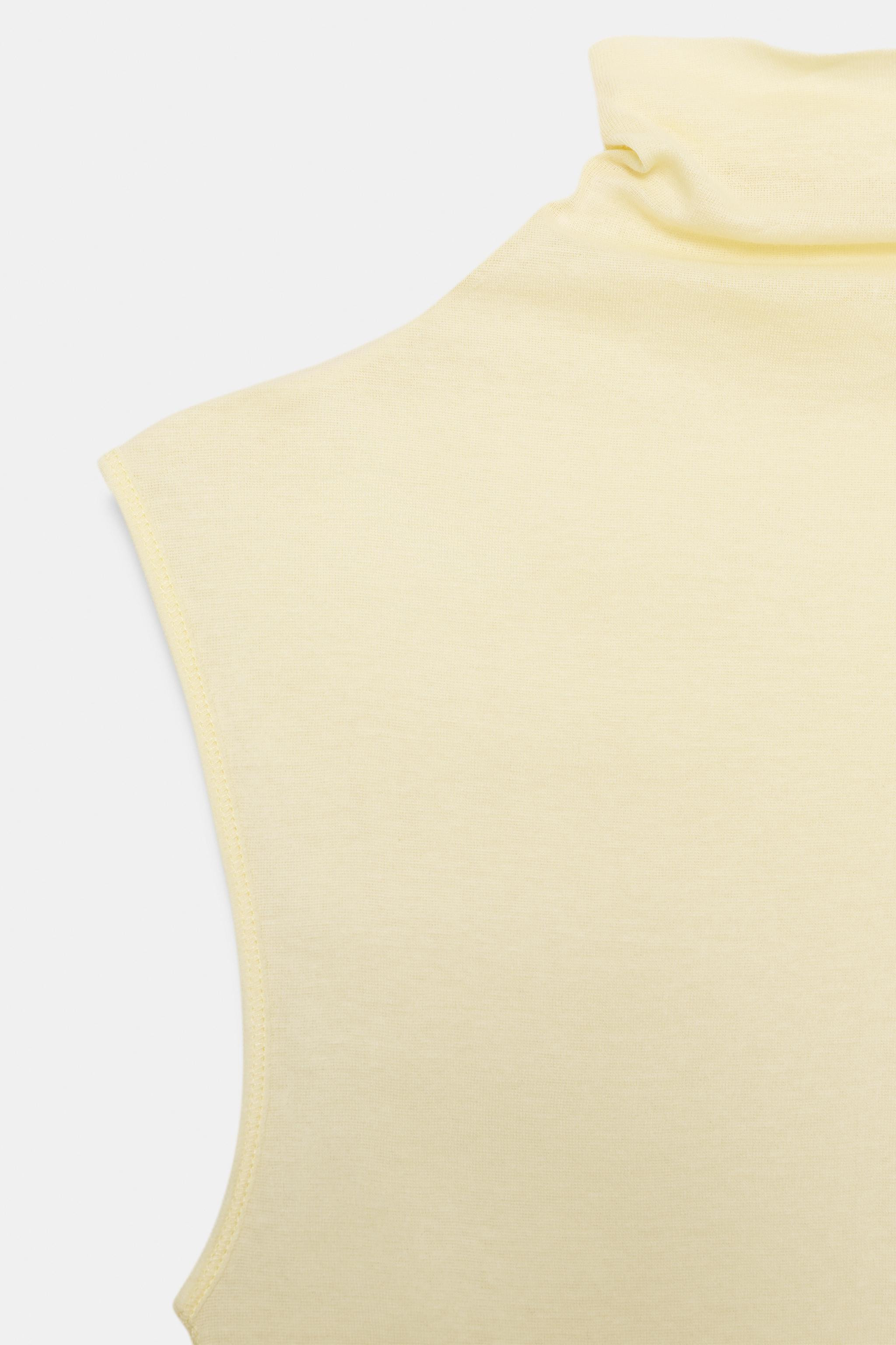 SUPIMA® HIGH NECK T-SHIRT | Zara UK