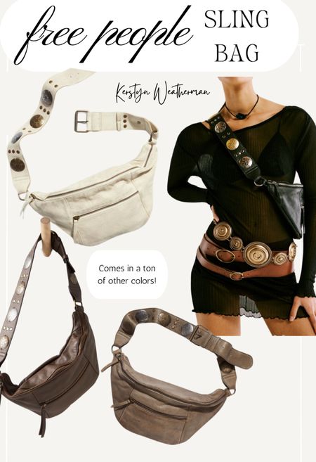 Trending Free People embellished sling bag! Just ordered mine! 🤠🔗✨🕊️

Crossbody bag, restock alert, belt bag, leather bag, casual style

#LTKSeasonal #LTKfindsunder100 #LTKitbag 

#LTKfindsunder100 #LTKSeasonal #LTKU