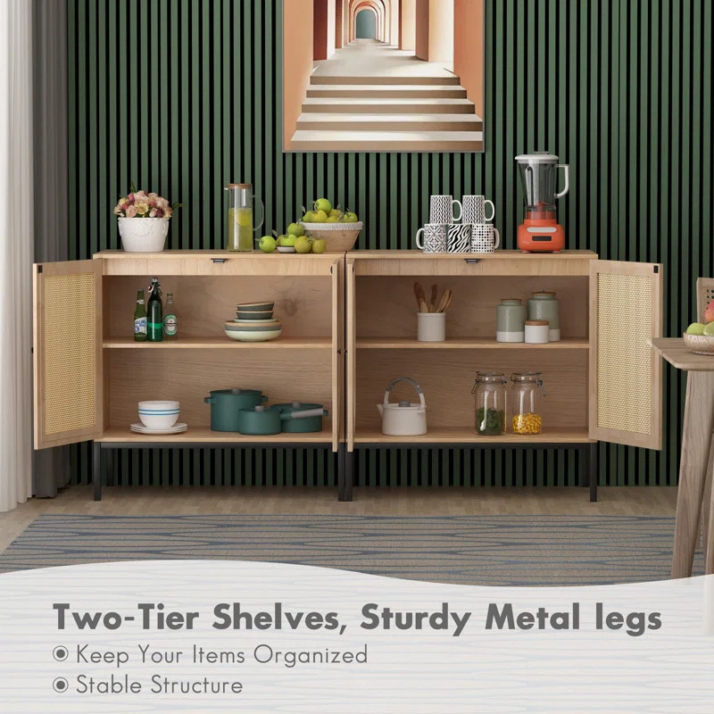 Acelynn 31.5'' Wide Sideboard (Set of 2) | Wayfair North America