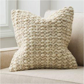 Chunky Paddle Woven Pillow Cover | West Elm (US)