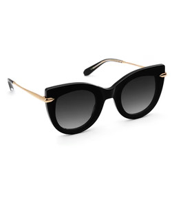 LAVEAU NYLON | Black and Crystal | KREWE Eyewear