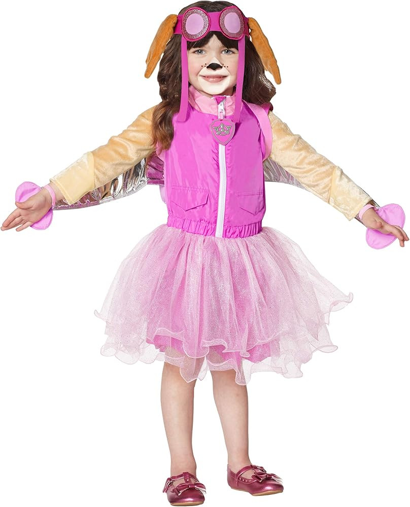 Spirit Halloween Toddler PAW Patrol Costume Skye Costume Deluxe | OFFICIALLY LICENSED | Amazon (US)