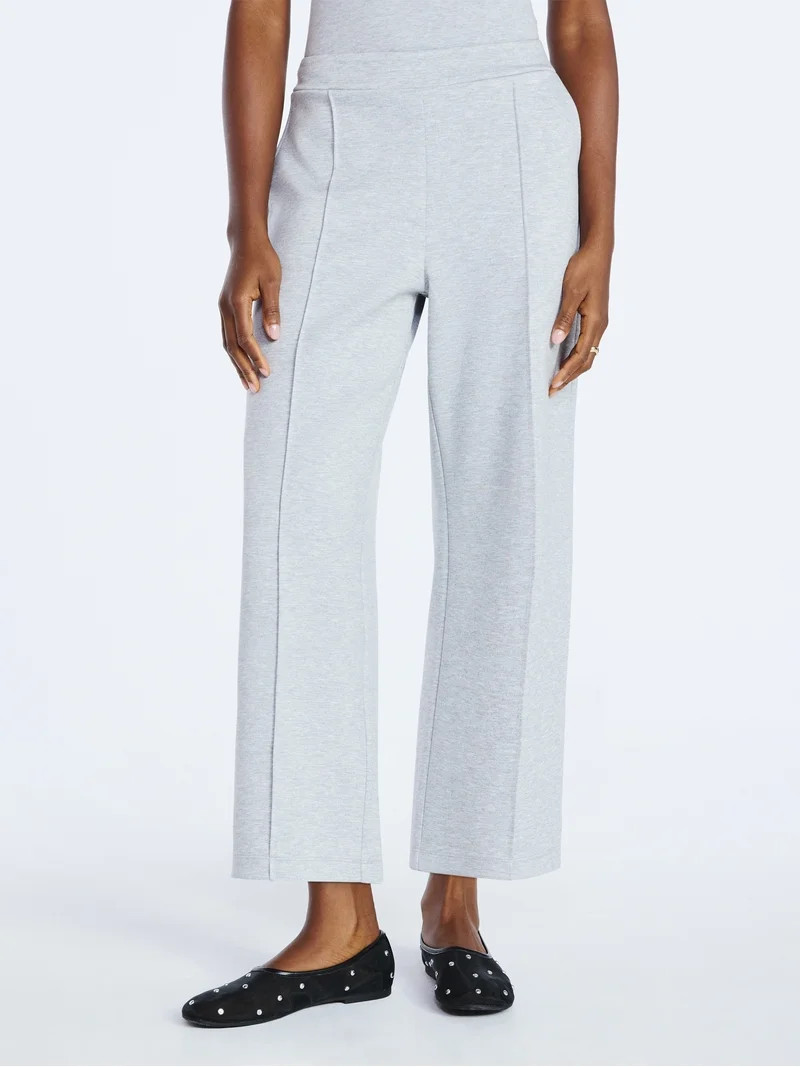 Scoop Women's and Women's Plus New Scubaknit Cropped Pants, Sizes XS-4X | Walmart (US)