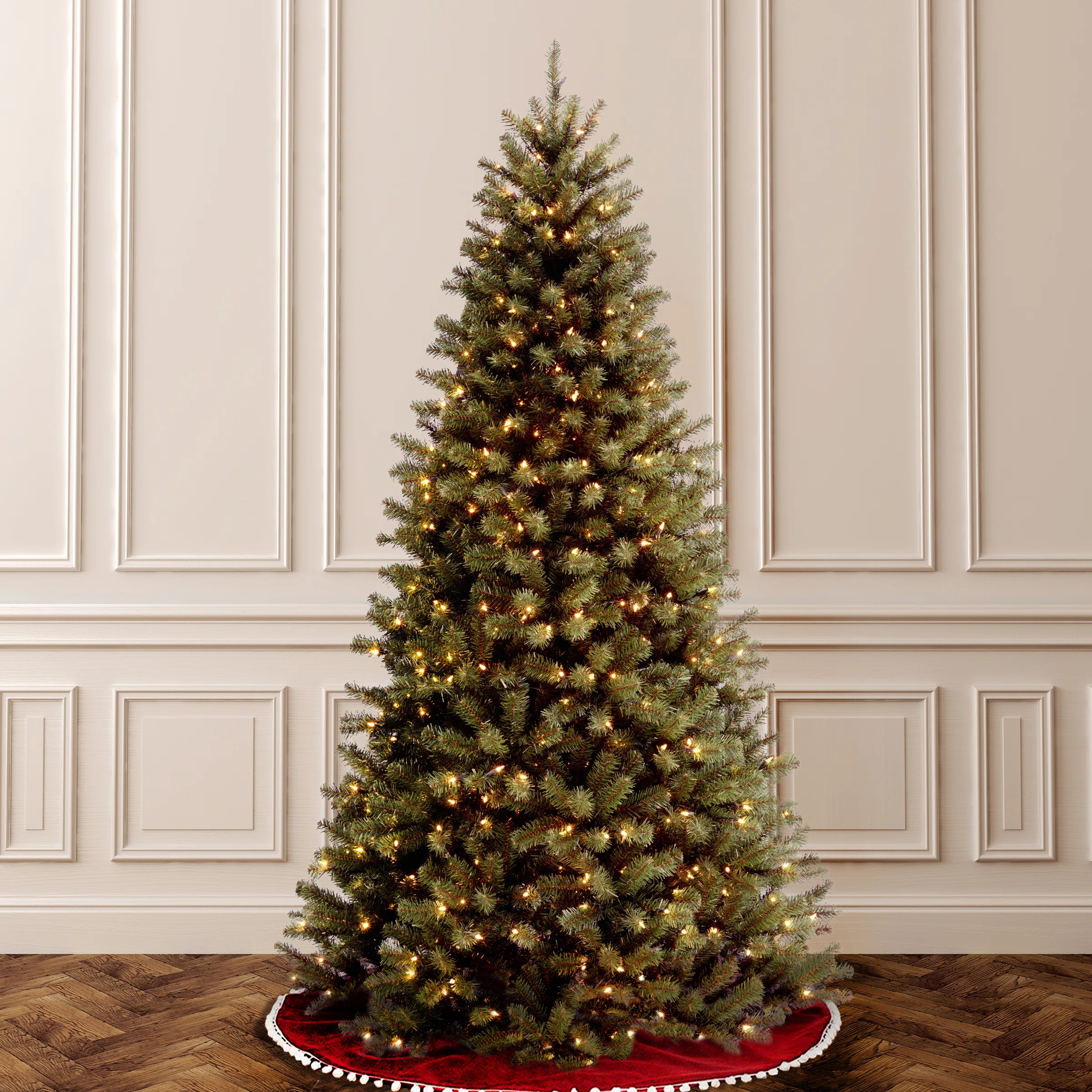 Leilonie North Valley Spruce Tree with Clear Lights | Wayfair North America