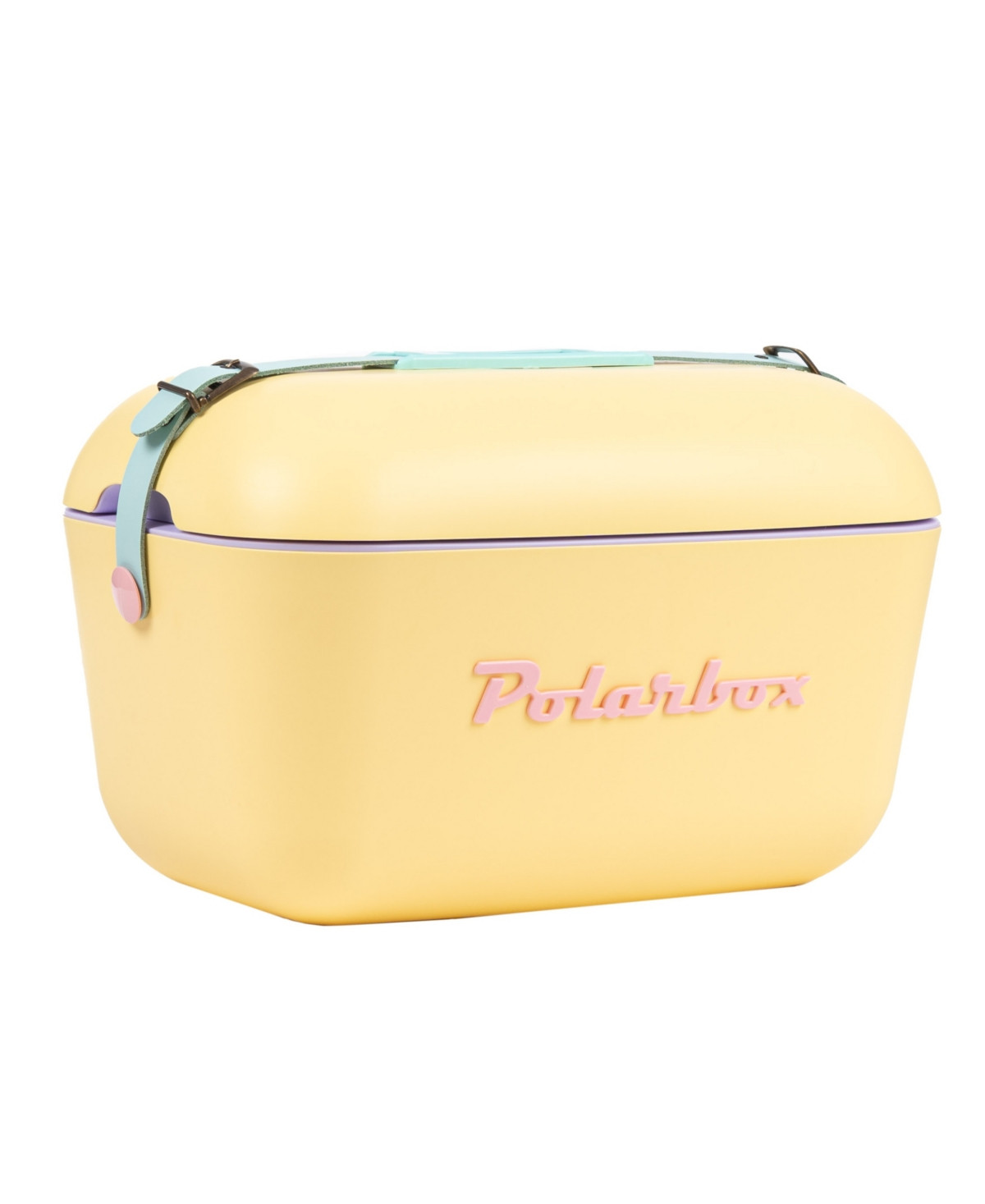 Polarbox Pop 21 Qt. Retro Portable Cooler - Cyan, Yellow | Macy's