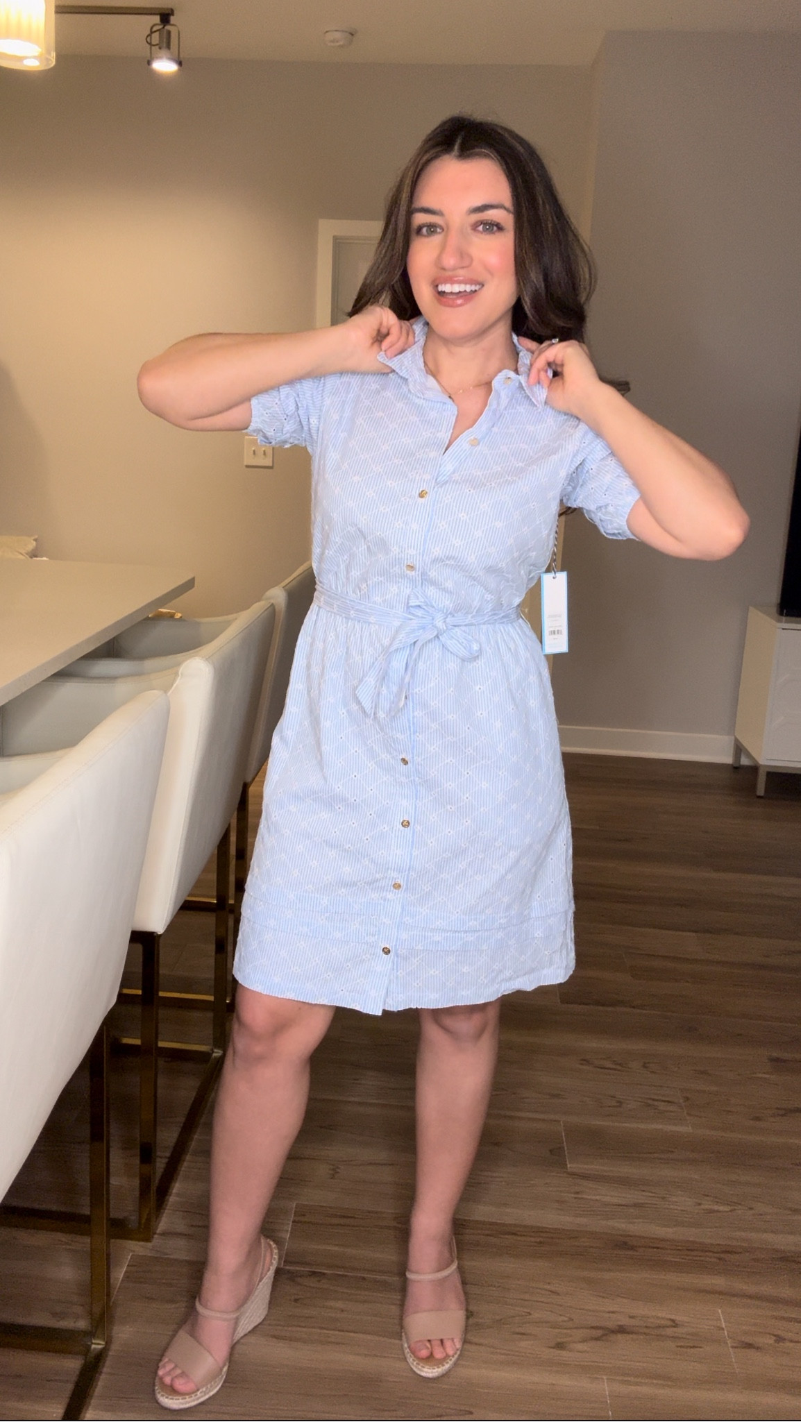 I’m 5’4 1/2 and weigh in the 140s. Wearing dress in size small

#LTKstyletip #LTKworkwear #LTKSeasonal