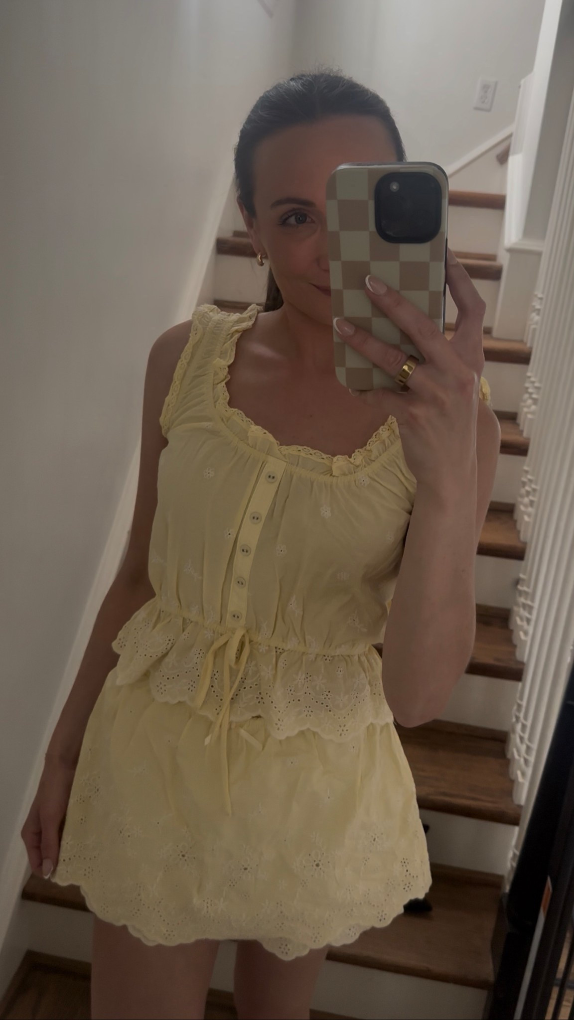 Butter yellow set for spring/summer! Skirt is a skort underneath. 

#LTKTravel #LTKootd #LTKSeasonal