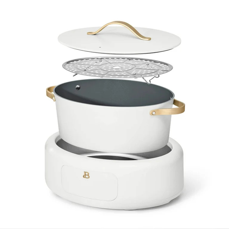 Beautiful 10 in 1, 6 Qt Electric Multi-Cooker, White Icing by Drew Barrymore | Walmart (US)