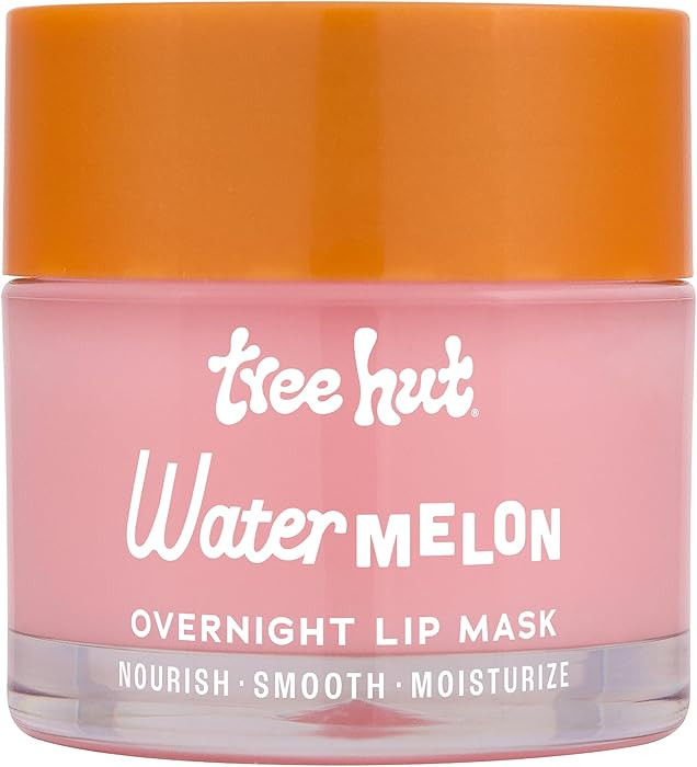 Tree Hut Watermelon Overnight Lip Mask, Hydrating Lip Treatment, Leave On Overnight for Soft, Smo... | Amazon (US)