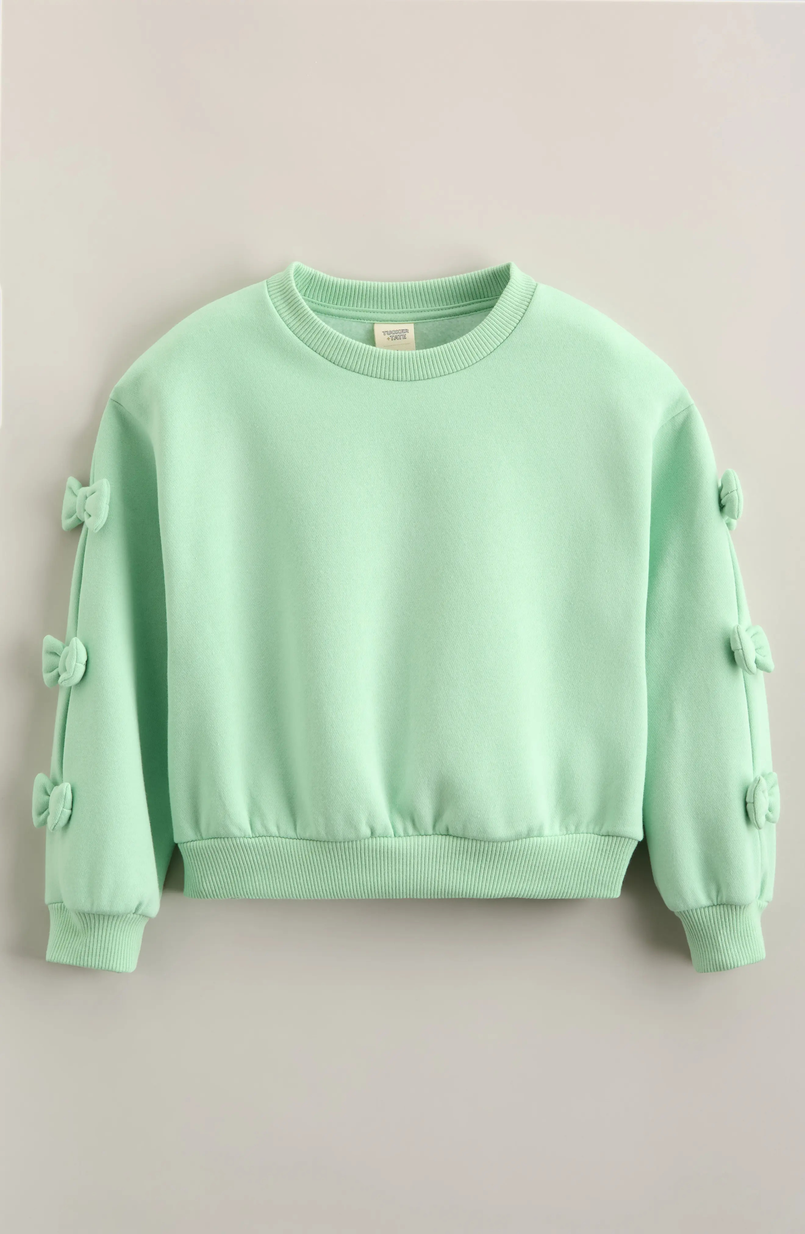 Kids' Bow Cotton Blend Sweatshirt (Women) | Nordstrom | Nordstrom