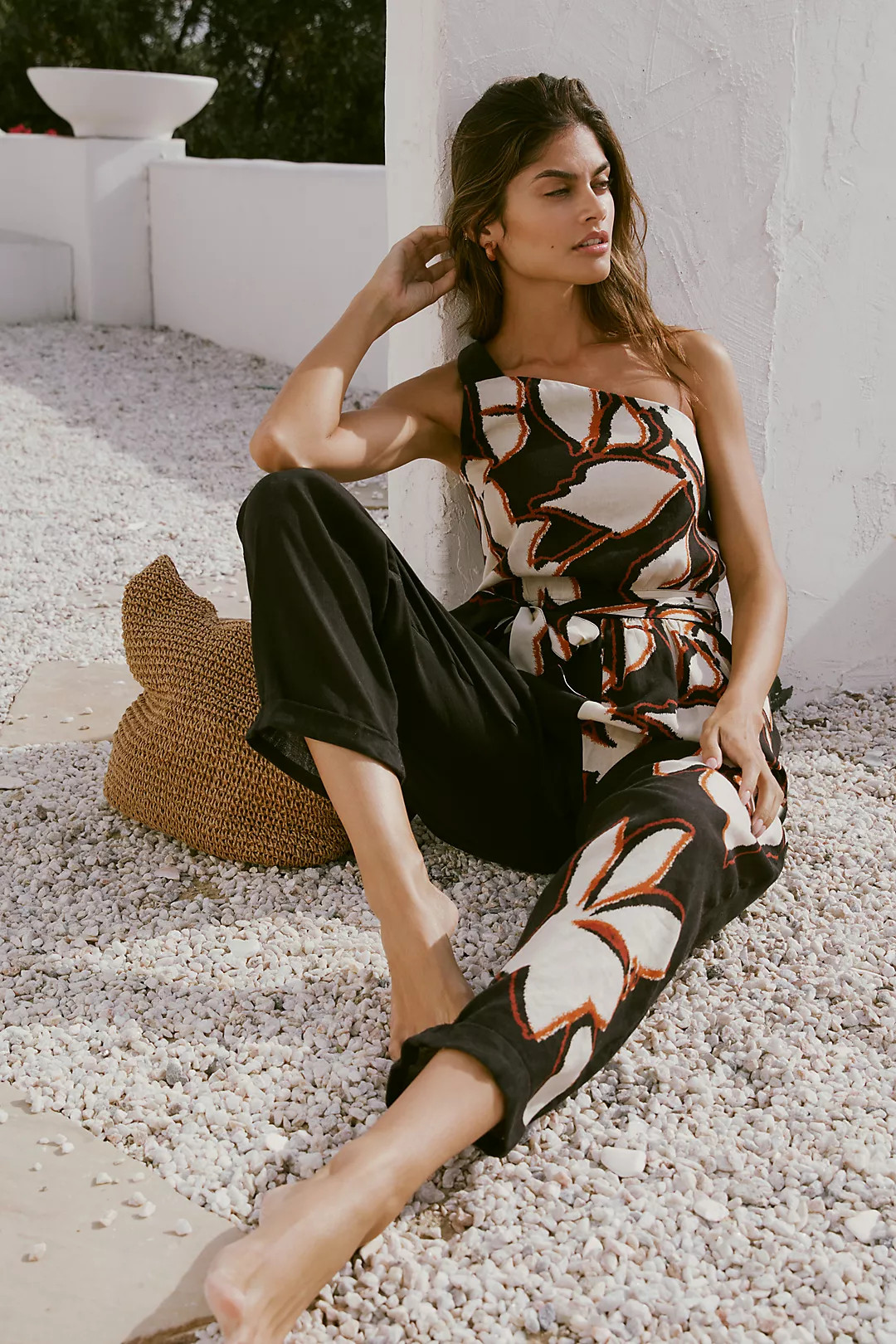 By Anthropologie One-Shoulder Jumpsuit | Anthropologie (US)